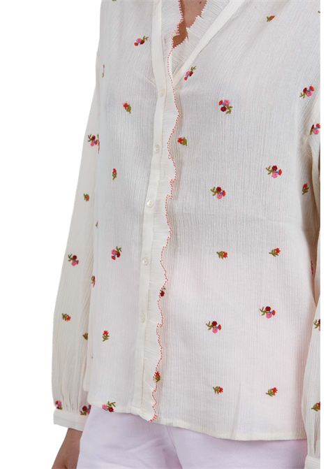 Camicetta con fiorellini ricamati DES PETIT HAUTS | Bluse | SINA-1E25042402066